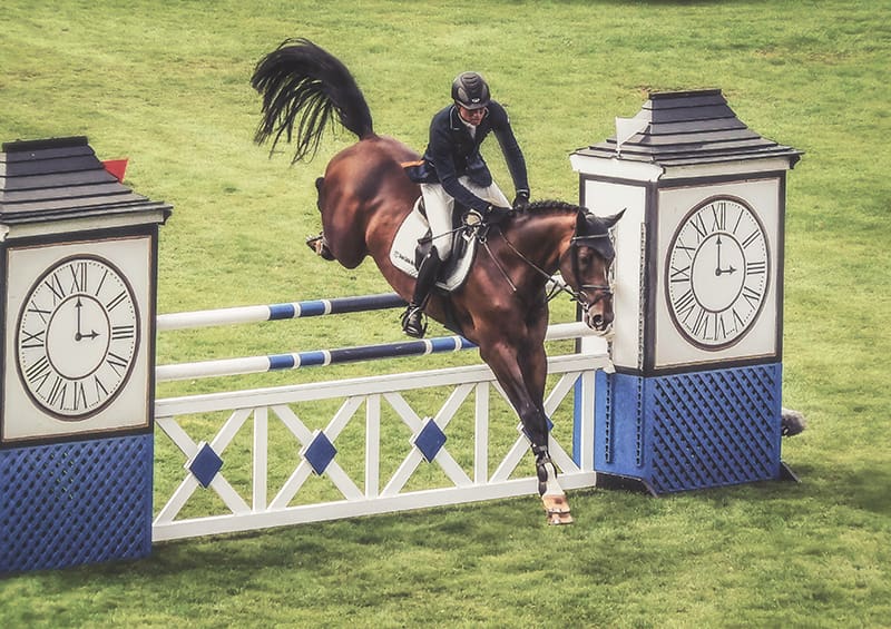 Frangibility in sports including equestrian - horse and rider jumping a fence